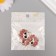 Decor for creativity metal, enamel "Skull in a flower wreath" 3.1x3 cm