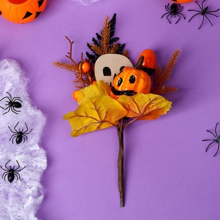 Decor on the stick "Pumpkin on Halloween" 7 × 20 × 29 cm-2