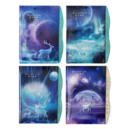 Notebook Gift Book on the castle, A6+, 48 sheets, Lunar Light line, mix