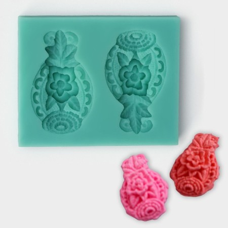 Mold "Hawaiian pineapple", silicone, 7.5 × 6 cm, color mix-2