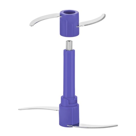 KitFort KT-3050-1, plastic grinder, 400 W, 1.5 l, 2 speeds, white-violet-1