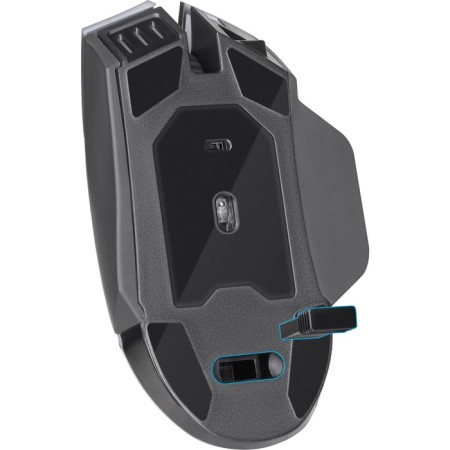 Mouse Defender OneShot GM-067, wireless, optical, 3200DPI, black-6