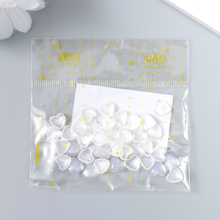 Decor for creativity Plastic "Bow" set 60 pcs matte mix 0.4x0.8 cm-3