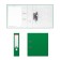 A4, 70 mm folder, “Business”, Green, Green, Plastic Pocket, Metal Kant, Cardboard 2 mm, capacity of 450 sheets
