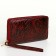 Women's wallet with lightning, red color