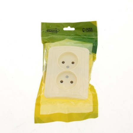 Double Luazon Lighting "Orion", 10 A, hidden, without salary, beige-3