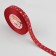 Republic tape "Snowflakes", 15 mm, 23 ± 1 m, dark red/white color