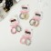Hair elastic band "Spring Slide" (set 2 pcs) is large, mix