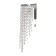 Bra "Gloria" 1x60W E14 chrome 20x12x32cm
