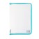 Plastic folder A4, 325 x 230 x 25 mm, lightning around, calligrata "office", PM-A4-01, 0.5 mm, transparent, pastel, mint