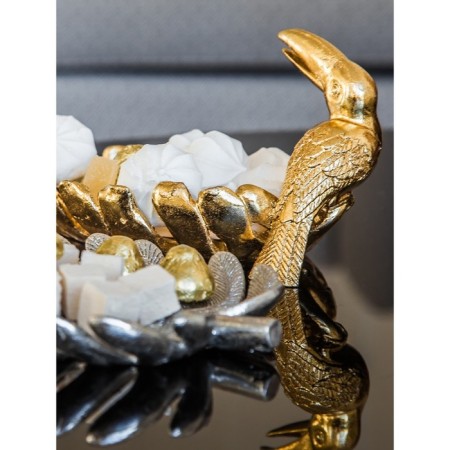 EXCOTIA dish, 23.3 × 15.1 × 12.2 cm, gold color-2