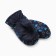 Winter children's mittens minku, dark blue color, 18cm