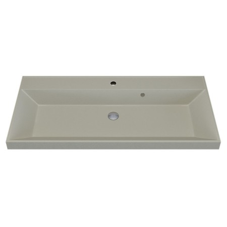 Quartz sink Uperwood Classic Quartz, 100 cm, beige matte, lin-2