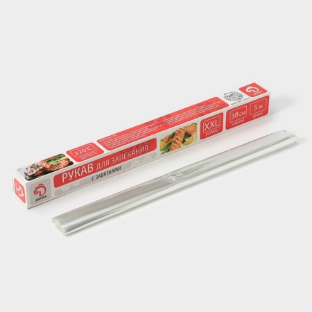 Sleeve for baking, 0.38 × 5 m, xxl, ties