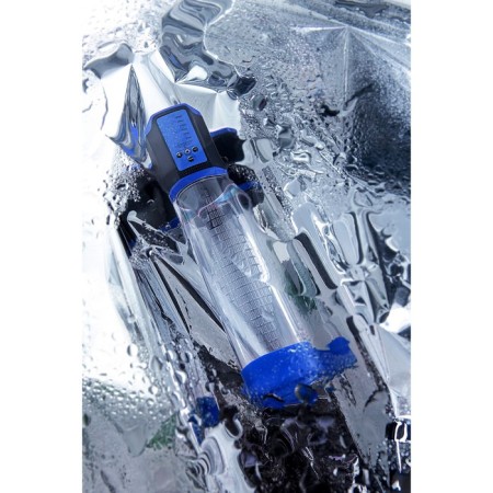 Automatic pump for the penis Sexus Men Expert Ragnar, ABS plastic, blue, 29 cm-9