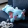 Soft toy-podushka "Elephant", 80 cm, blue color