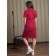 Female dress, size 52, burgundy color