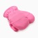 Winter children's mittens minku, bright pink color, 15cm