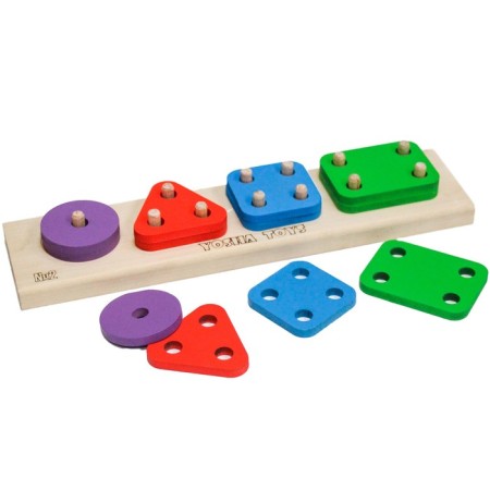 Wooden developing toy "Sorter" No. 4