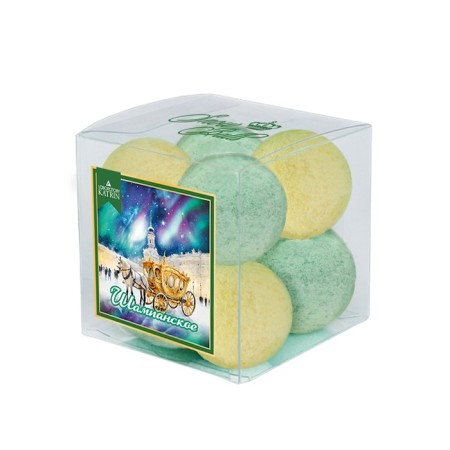 New Year. New Year's gift set of cosmetics Snow Balls "Champagne" bombs for baths, 160-2