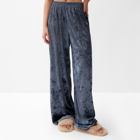 Home women's pants KAFTAN "velvet", 44-46, gray