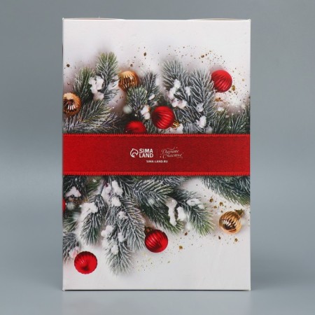 Capcake box “Happy holiday!”, 23 x 16 x 10 cm, new year-5