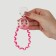 Key keychain children's lace "Princess" 15 x 6 cm