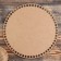 Circle billet "Circle", bottom of the HDF brown smooth, 25 cm, d = 9mm