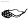 A muzzle leather mesh with a jumper No. 3, shepherd, (length on a nose 11 cm, muzzle 30 cm rings), 161347