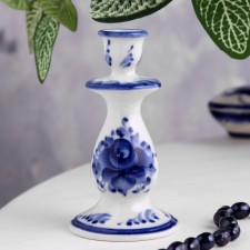 Small candlestick, gzhel