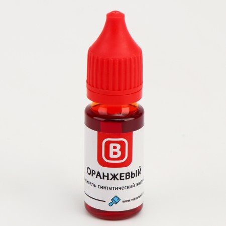 Dye synthetic liquid, orange, 15 g
