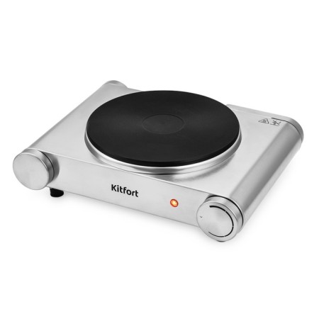 Electric tile KitFort KT-151, 1500 W, 1 burner, silver
