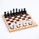 The chess figures are everyday, plastic, King H-7 cm, d-2.7 cm, pawn H-4 cm, d-2.5 cm