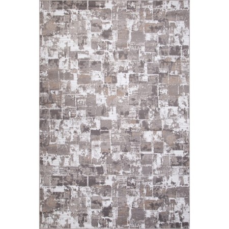 Rectangular carpet Merinos Richi, size 200x300 cm, Gray color