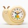 Clock - alarm clock "Snail" with backlight, discrete move, D -8 cm, 15 x 12 cm, aa