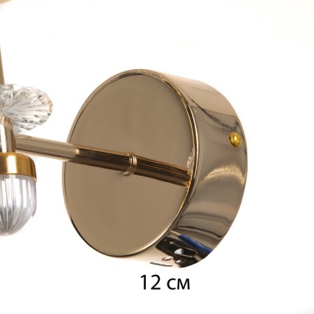 Bra "ADELARD" LED 10W 3000-6000K gold 19x13x22 cm-3