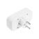 Switch, 2 sockets, 10A, without salary, 220 V, white