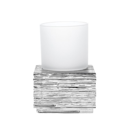 Brick Silver glass, silver
