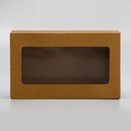 Packaging for products, craft with a window, 23 x 14 x 6 cm, 1.9 liters-2