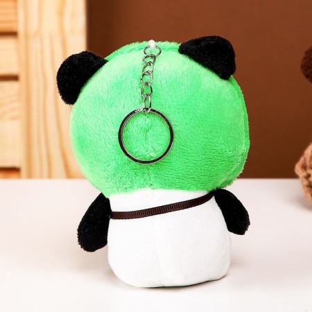 Soft toy "Panda", on a key fob, 11 cm, mix color-2