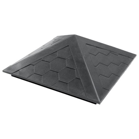 PPK cap to a column column, 1.5 × 1.5 bricks, 39 × 39 × 4.3 cm, graphite, “flexible tile”-2