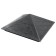 PPK cap to a column column, 1.5 × 1.5 bricks, 39 × 39 × 4.3 cm, graphite, “flexible tile”