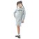 Baby dress, height 98 cm, color gray-melange
