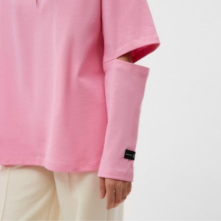 Jumper (longshilv) mist: basy, size s-m, pink color-5