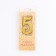 Candle in the cake number "5", 5.3 cm, gold
