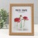 Photo frame plastic 15x20 cm "Extended rhombus made of wood" 17x22 cm