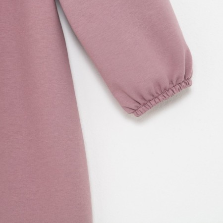 Платье для девочки с рюшей KAFTAN "Basic line", размер 30 (98-104), цвет сиреневый-8