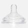 A nipple for a bottle, +0Mes., Slow flow, wide throat 60mm.