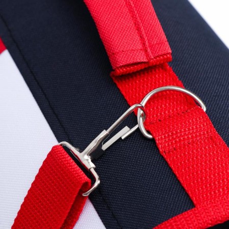 Animal shift bag, frame, 31 x 20.5 x 22 cm, blue-red-6