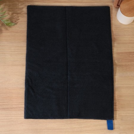 Drying rug of dishes of the shade "Loft", 38 × 50 cm, microfiber, black color-3